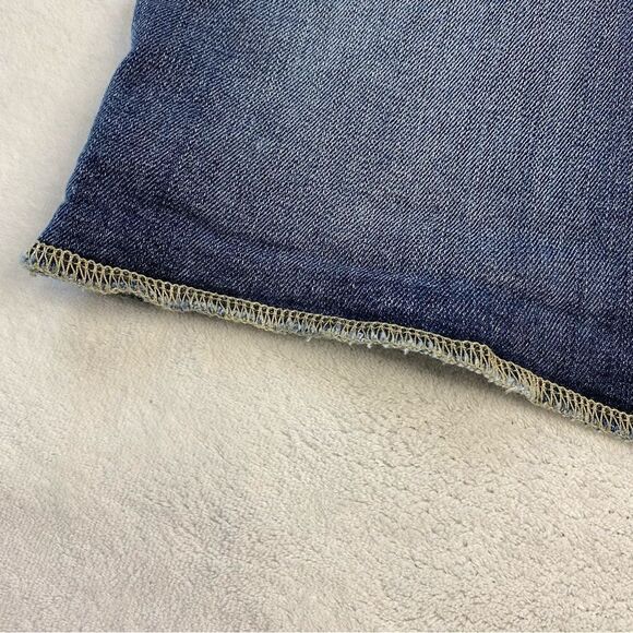 LEVEL 99 ANTHROPOLOGIE DENIM SHORTS JAIMEE BERMUDA ROLL UP HEM - Picture 11 of 12